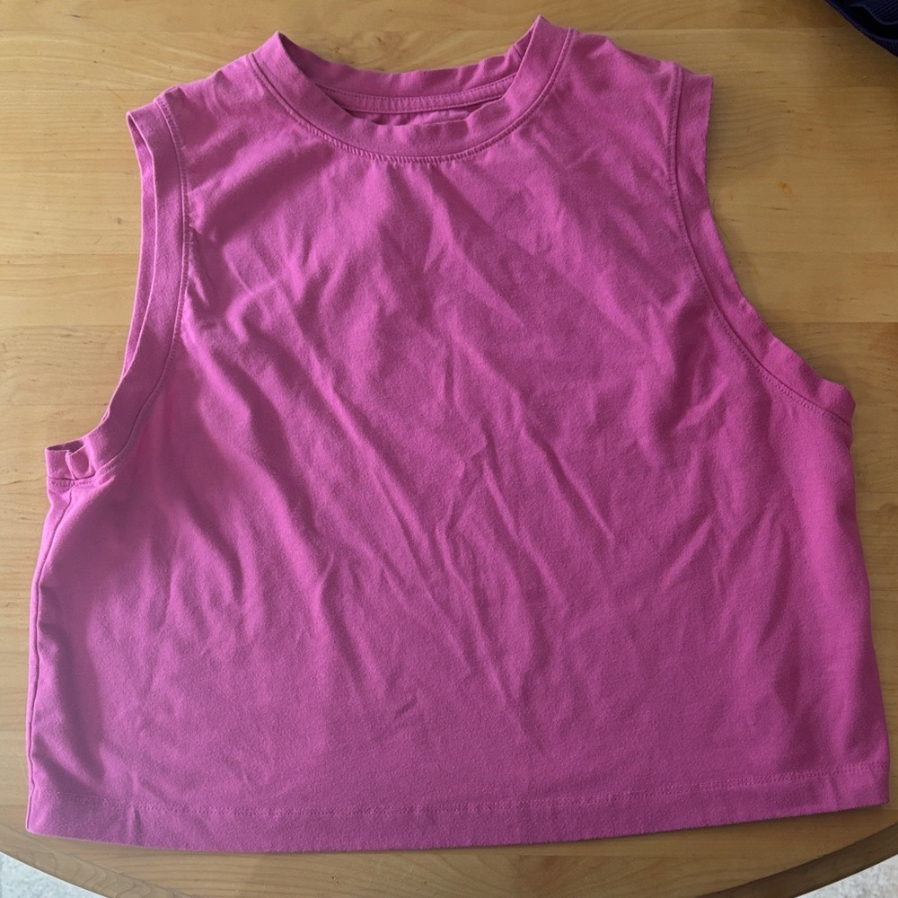 a new day Fuchsia Muscle Tee